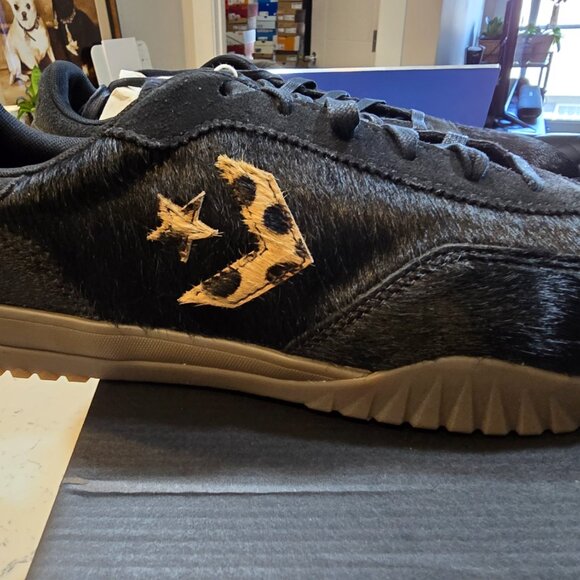 New Converse Run Star Trainer Low Shoes - Black PONY HAIR 2025 RARE MENS 10 - Picture 2 of 16